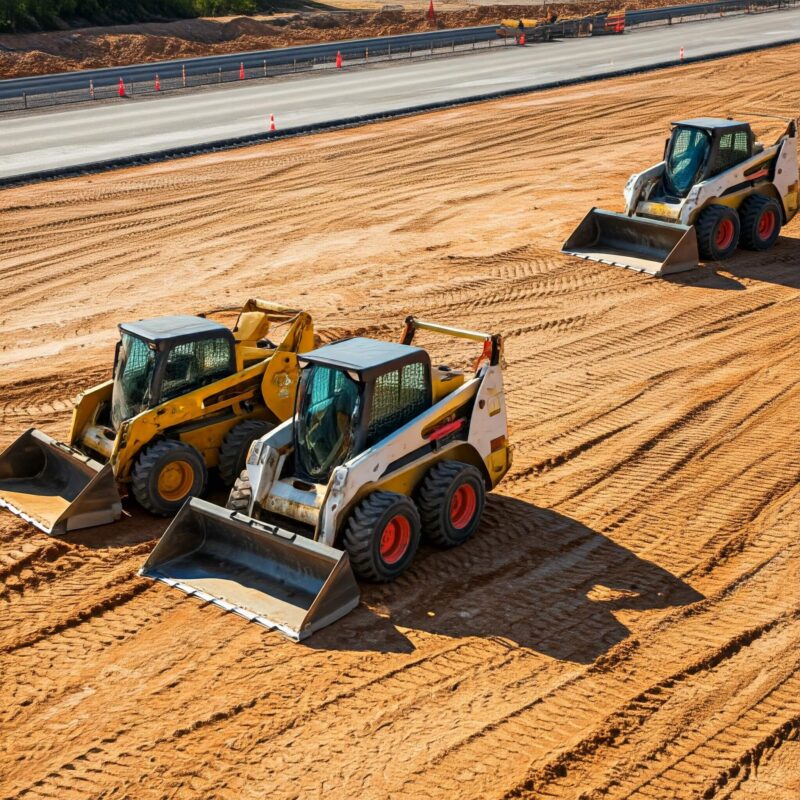 Skid Steers for road works