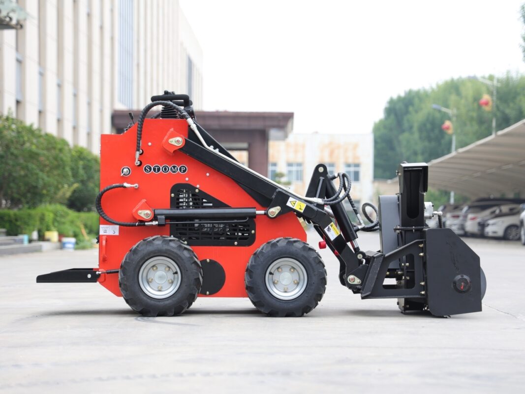 Skid Steer Loader Snow Blower Attachment