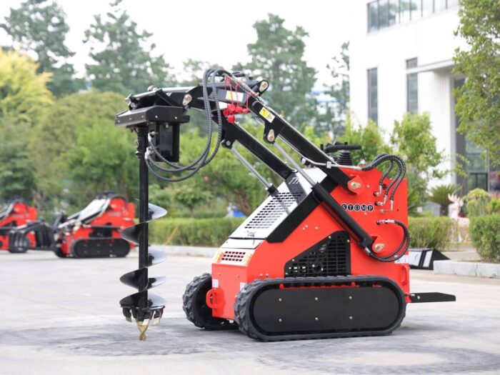 Skid Steer Loader Earth Auger Attachment