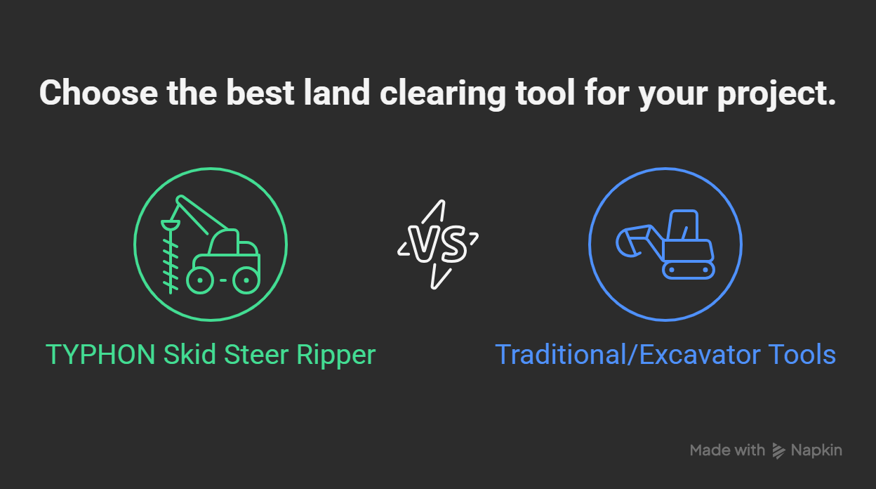 TYPHON Skid Steer Ripper