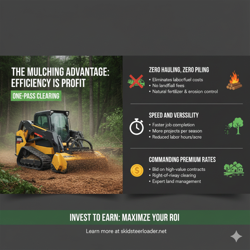 Skid Steer Attachments Forestry Mulching