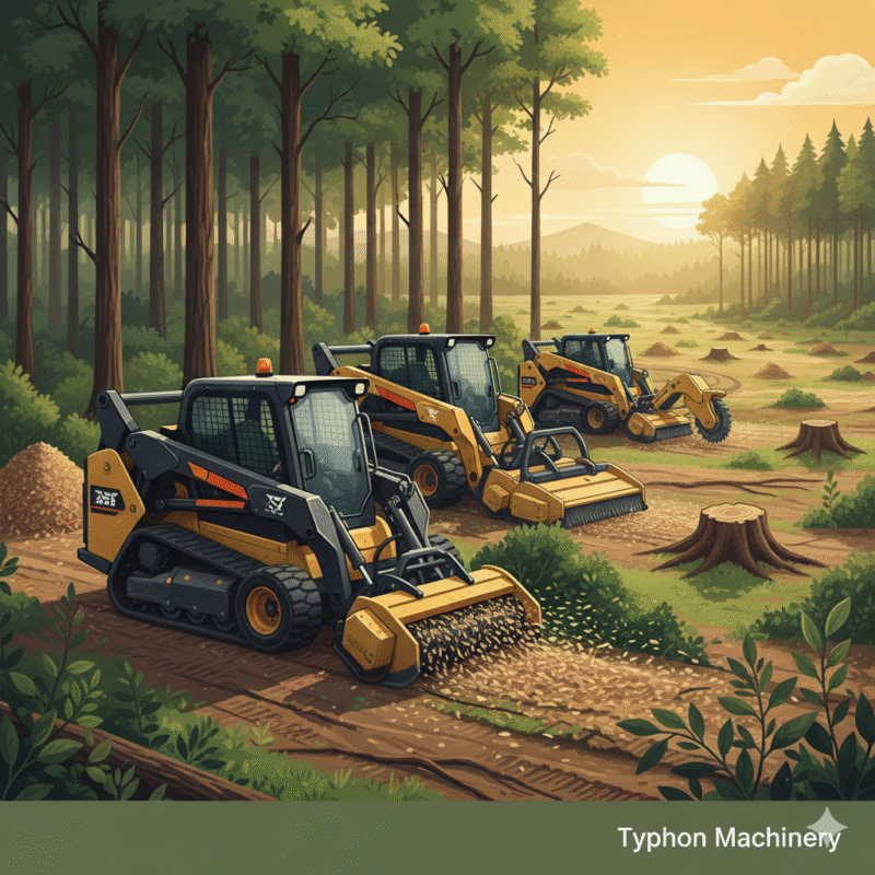 Skid Steer Attachments and Forestry Mulching