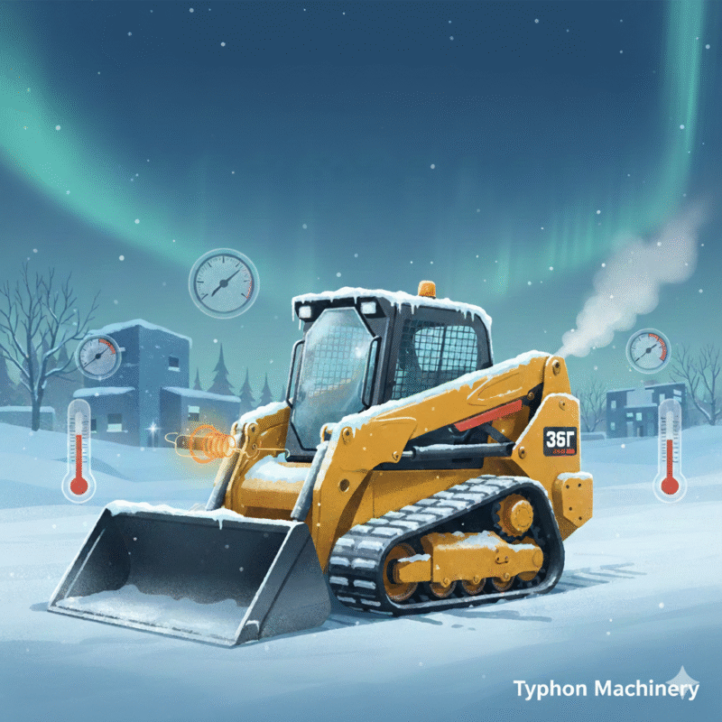Skid Steer Cold Weather Operation & Engine Pre-Heating
