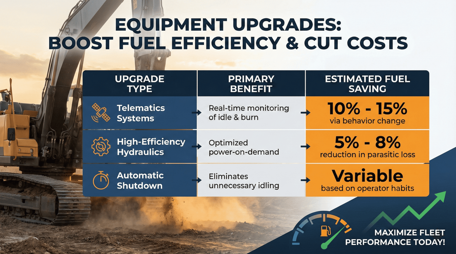 Fuel Efficiency for Skid Steer Loaders Comparison