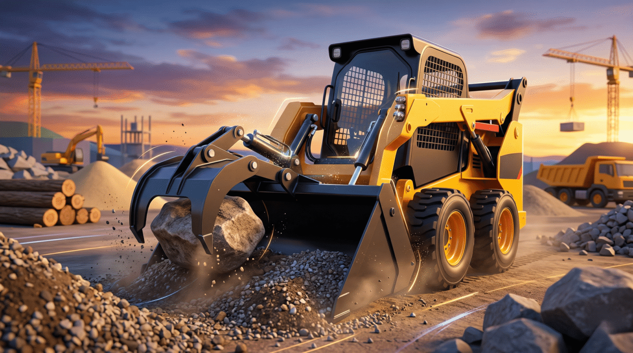4-in-1 Bucket Skid steer