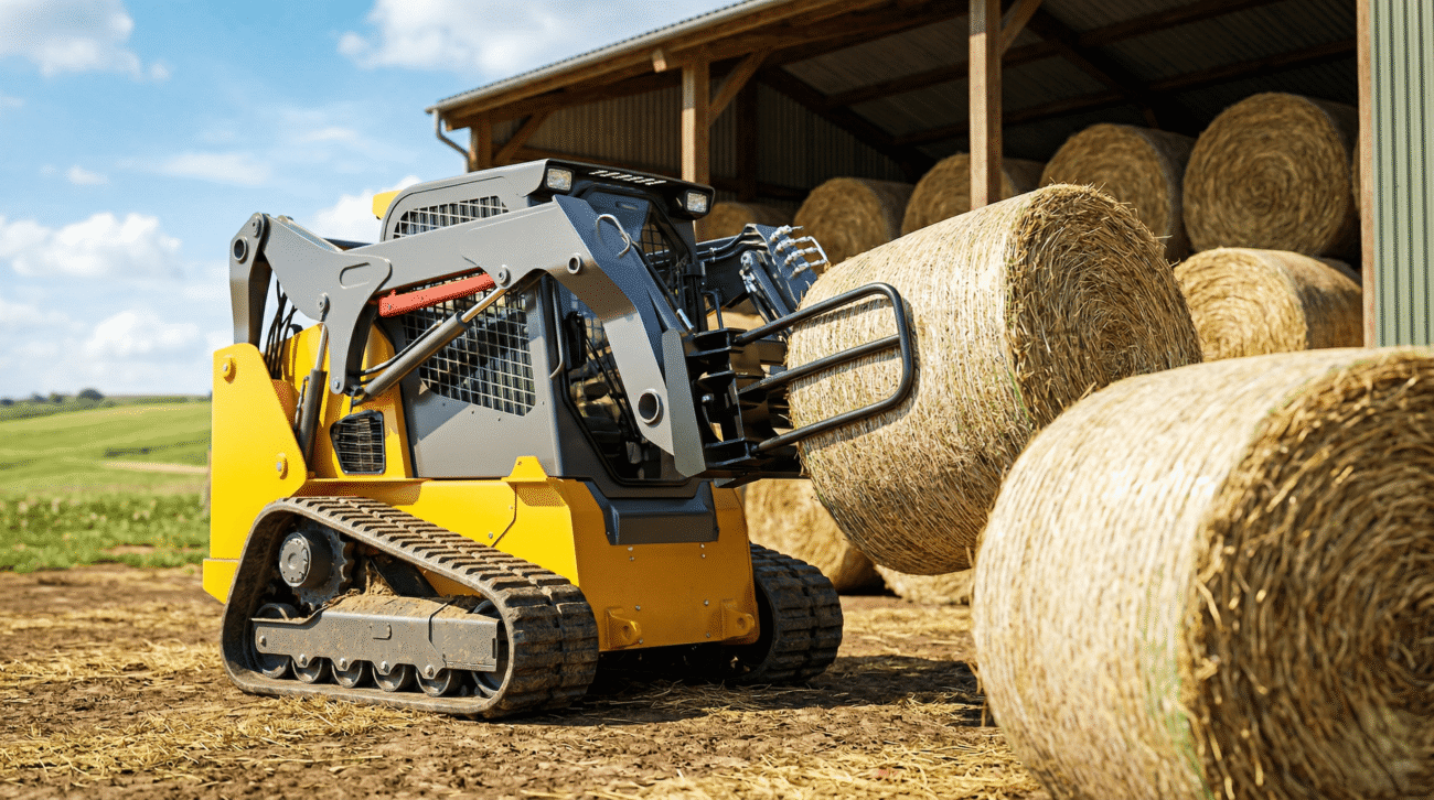 Bale Handling Attachment for Your Skid Steer Loader