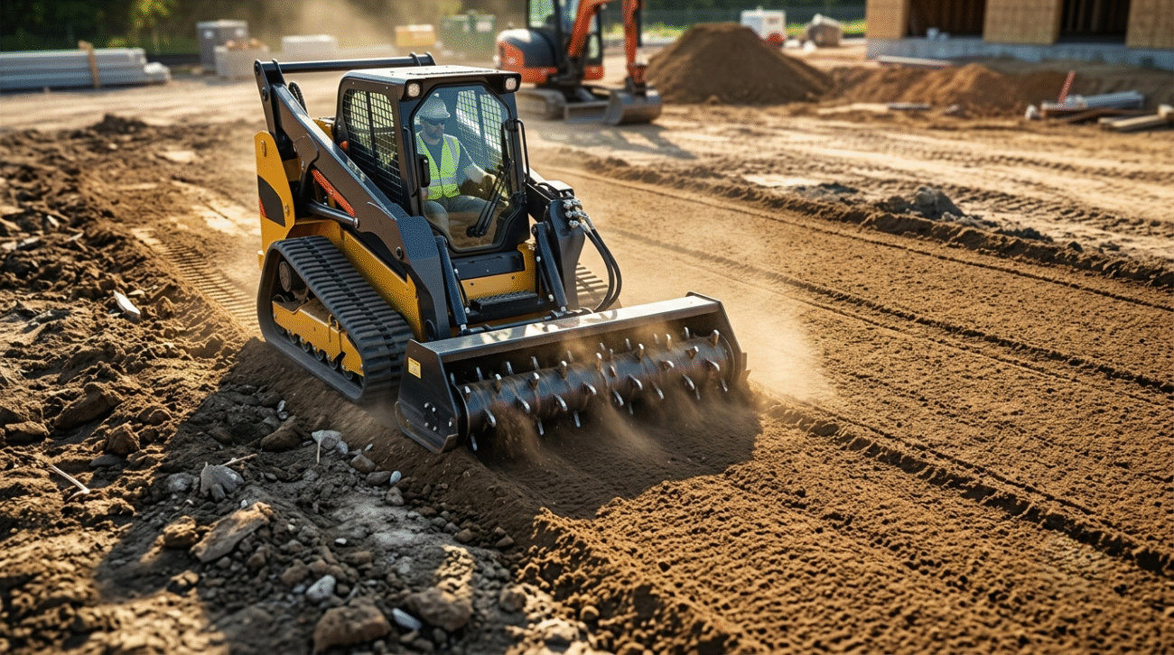 Skid Steer Power Rake