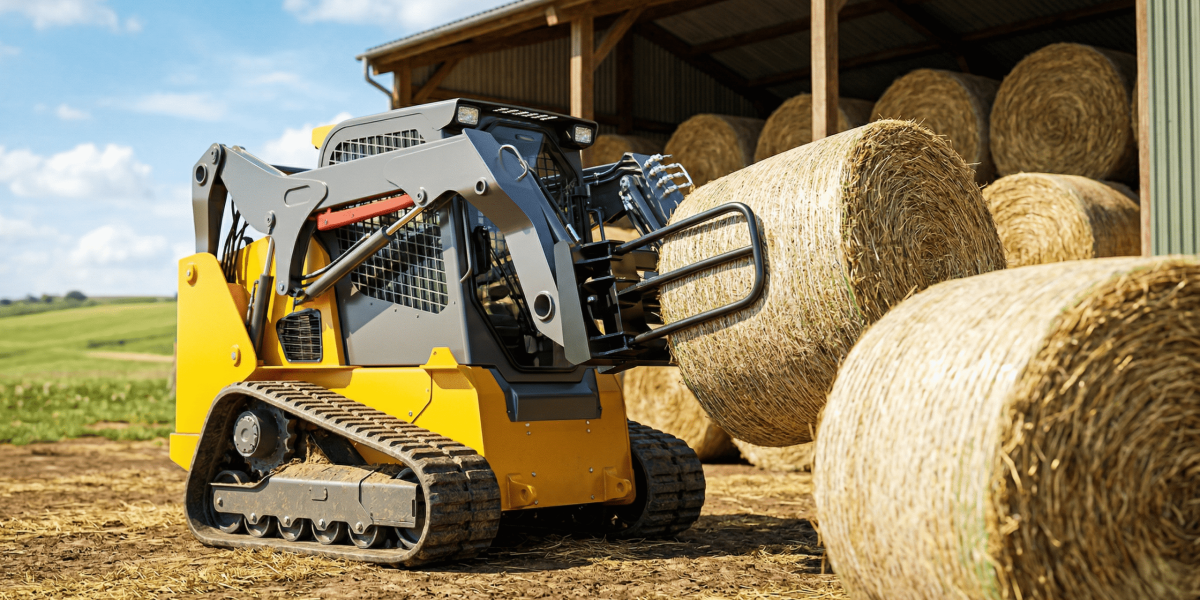 Bale Handling Attachment for Your Skid Steer Loader