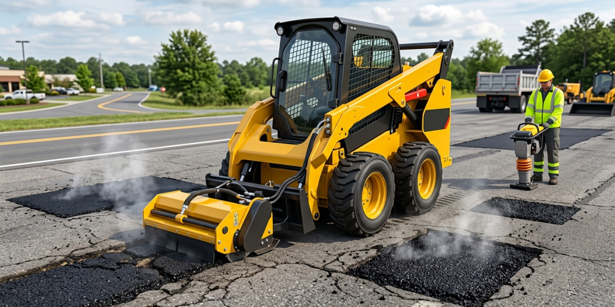 Skid Steer Attachments for Asphalt Maintenance