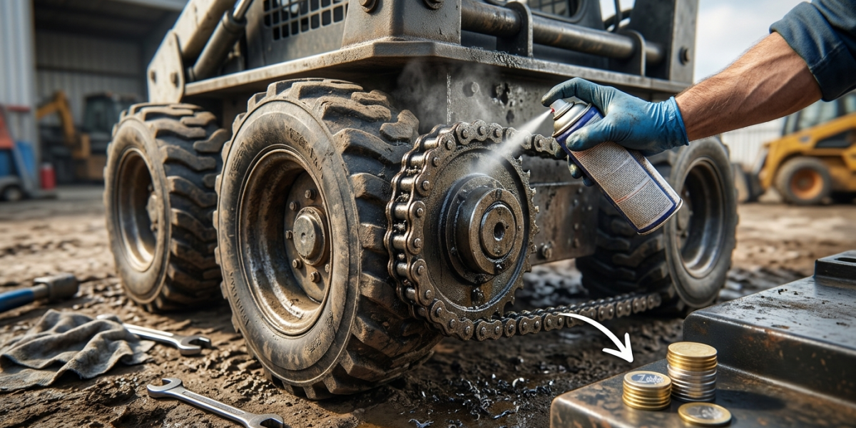 Skid Steer Loader Chain Maintenance