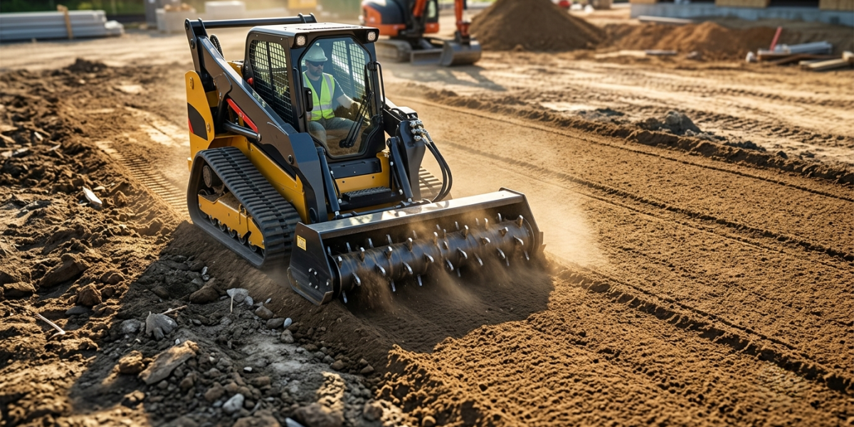 Skid Steer Power Rake