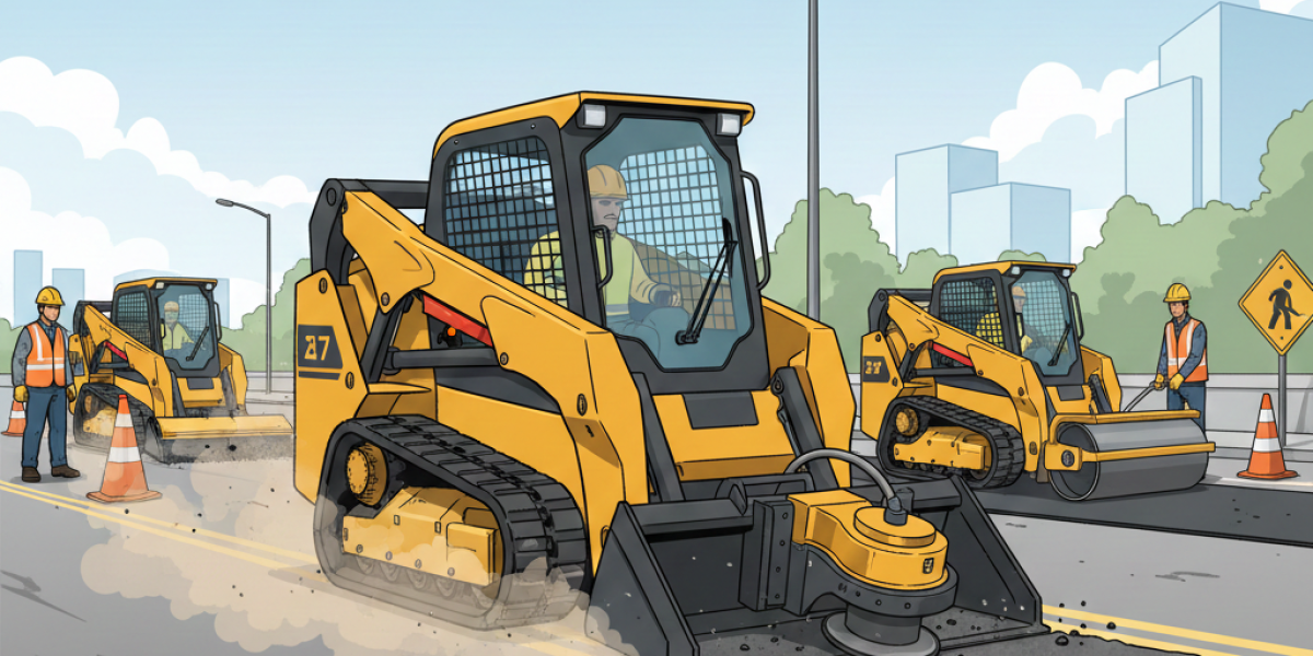 Skid steers in roadwork featured image