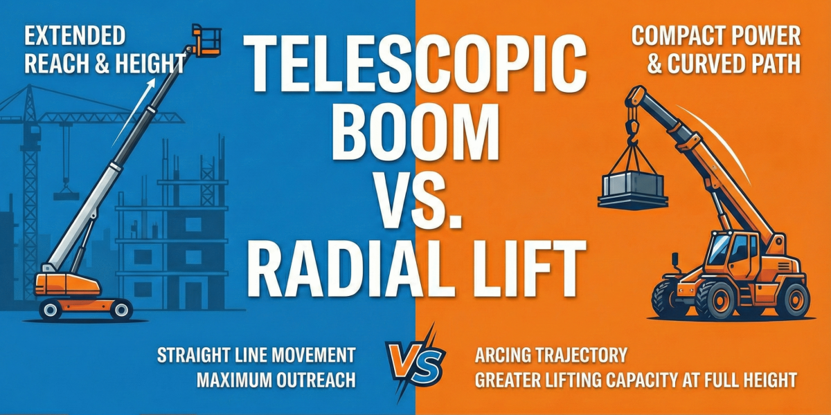 Telescopic Boom vs. Radial Lift Image